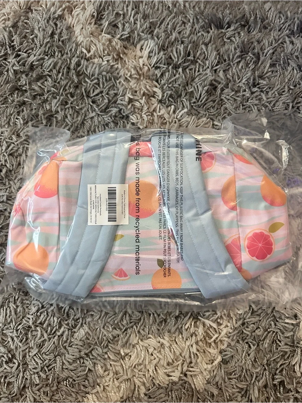 JuneShine “Summer Citrus” Insulated Cooler Backpack — NWT